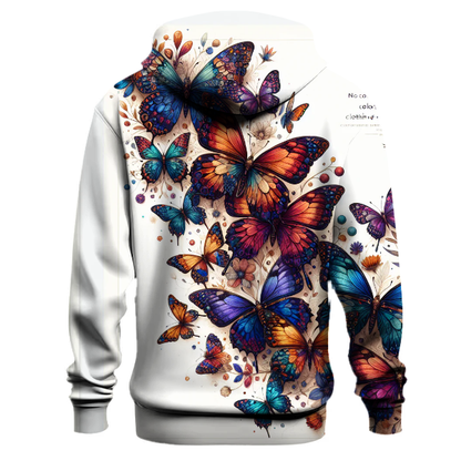 Whimsical Butterflies Design Hoodie