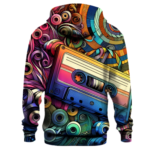 Vintage Cassette Groove Hoodie