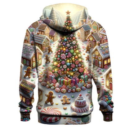 Whimsical Gingerbread Christmas Hoodie