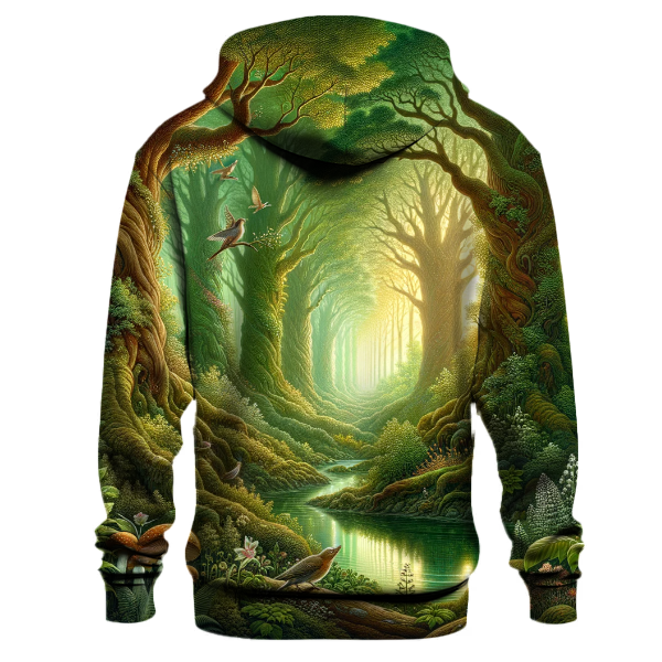 Mystical Forest Landscape Hoodie