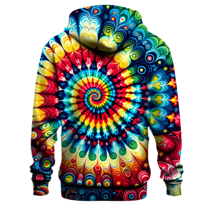 Rainbow Tie-Dye Bliss Hoodie