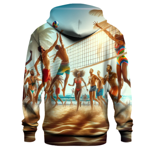 Volleyball Beach Blast Hoodie