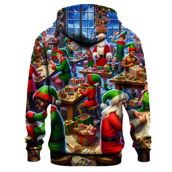 Santa's Toy Workshop Chaos Hoodie