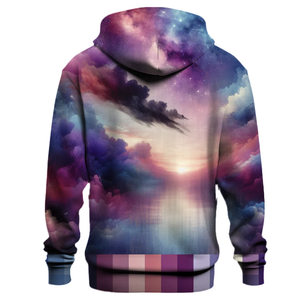 Velvet Twilight Tie-dye Design Hoodie