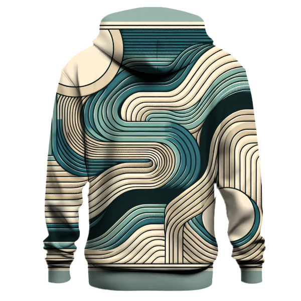 Zen Wave Patterns Hoodie