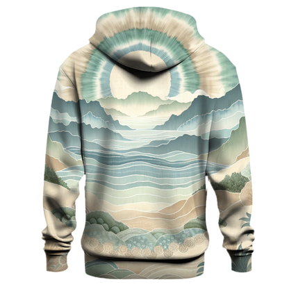 Zen Garden Tie-Dye Design Hoodie