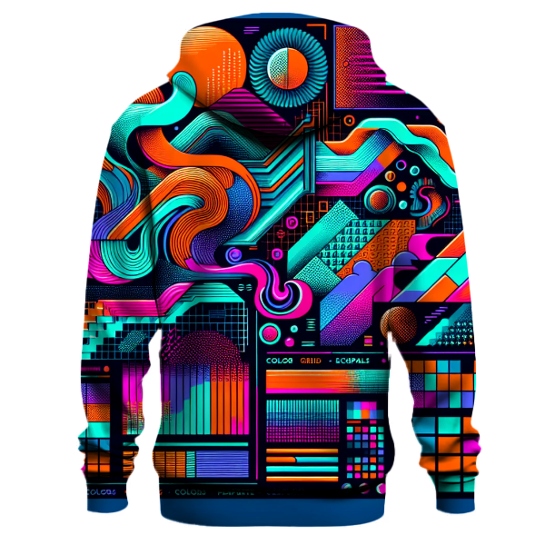 Vibrant Echoes Hoodie