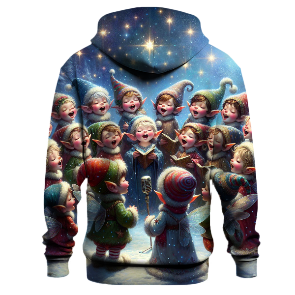 Santa's Jolly Elf Choir Hoodie