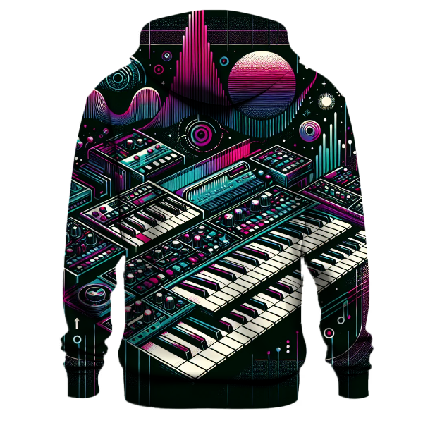 Vintage Synth Vibes Hoodie