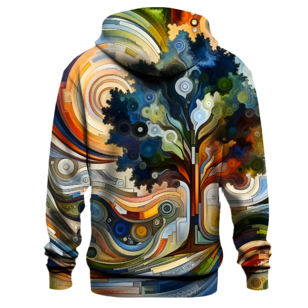 Abstract Nature Hoodie