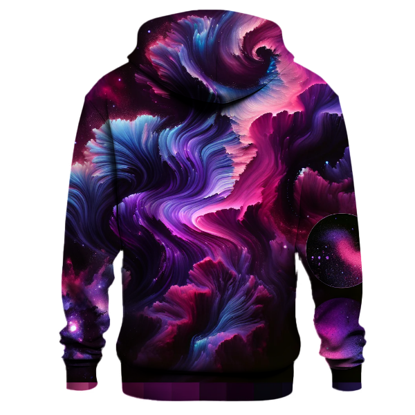 Violet Cosmos Burst Hoodie