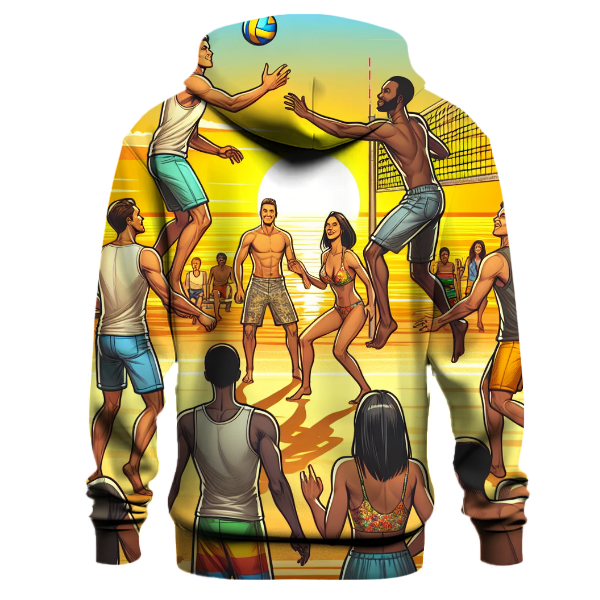 Volleyball Beach Bash Hoodie