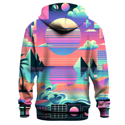 Vaporwave Odyssey Hoodie