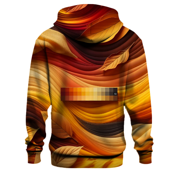 Amber Autumn Gradient Hoodie Hoodies Fashion