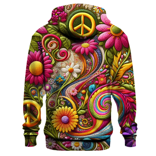 70s Peaceful Garden Hoodie