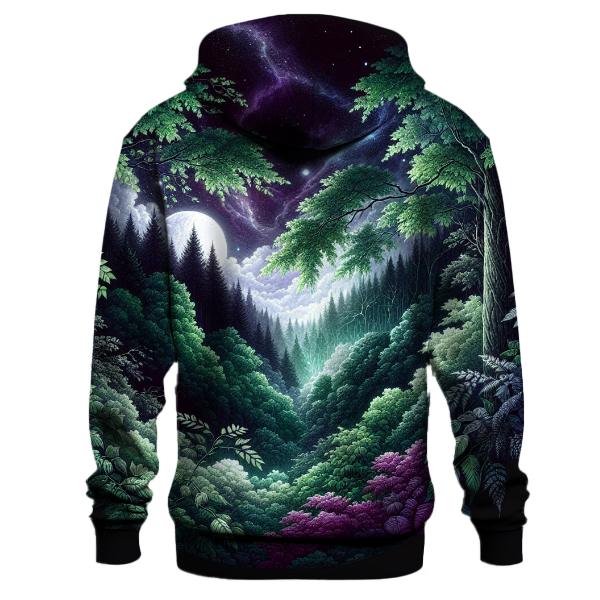 Enchanting Forest Night Hoodie