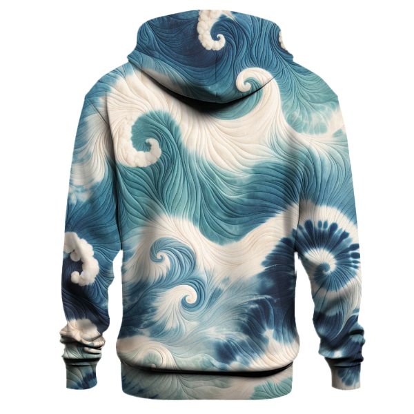 Zen Ocean Wave Tie-dye Hoodie