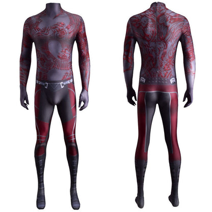 Drax The Destroyer Cosplay Costume Jumpsuit