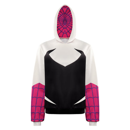 The Spider Verse Gwen Stacy Costume Hoodie 2XL