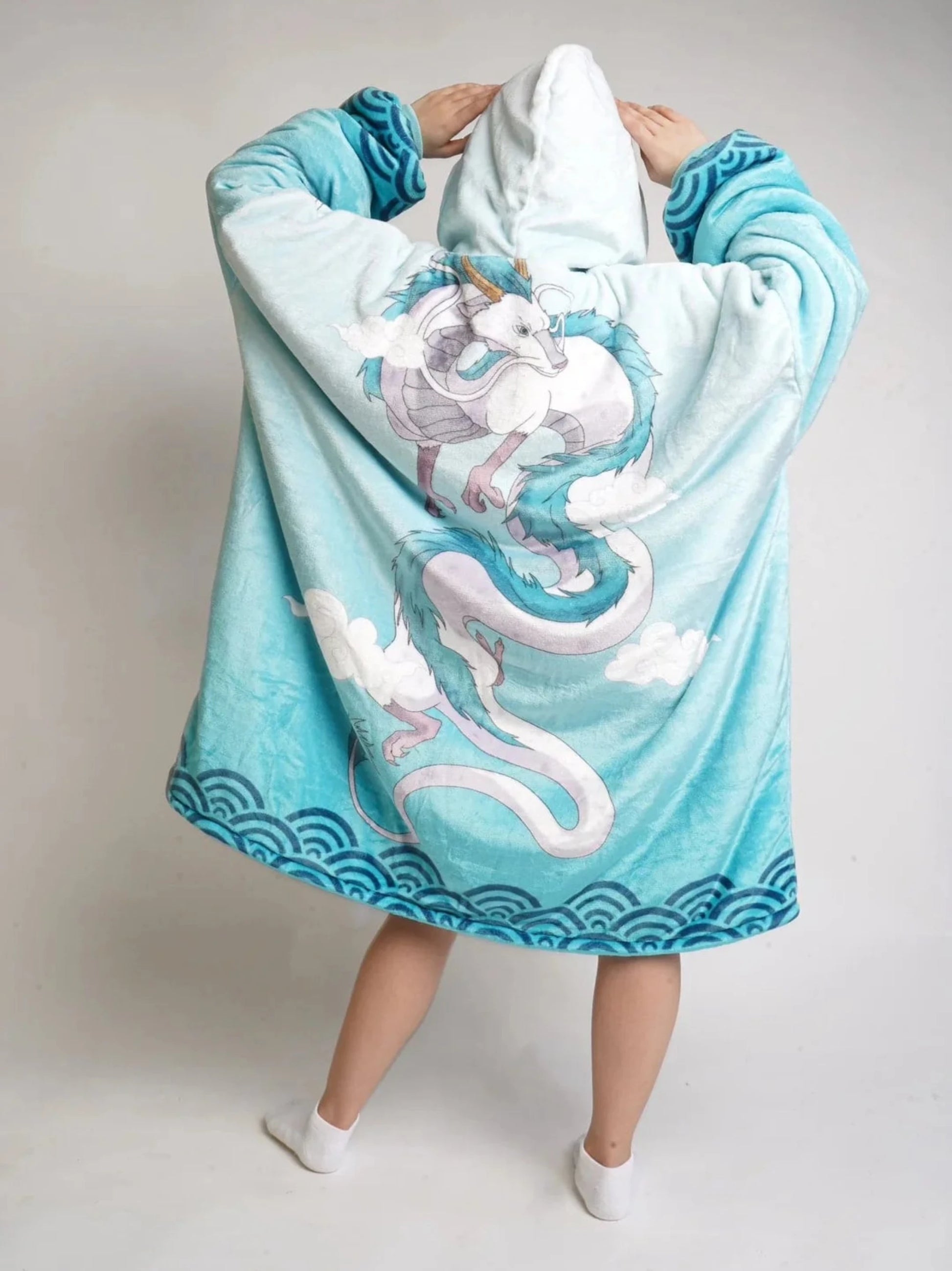 Anime Oversized Cozy Blanket Hoodie