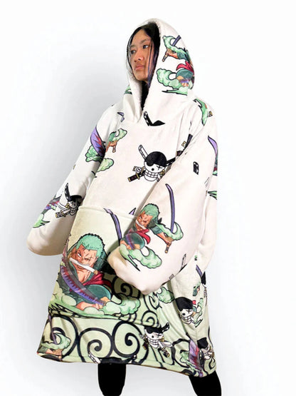 Anime Oversized Cozy Blanket Hoodie