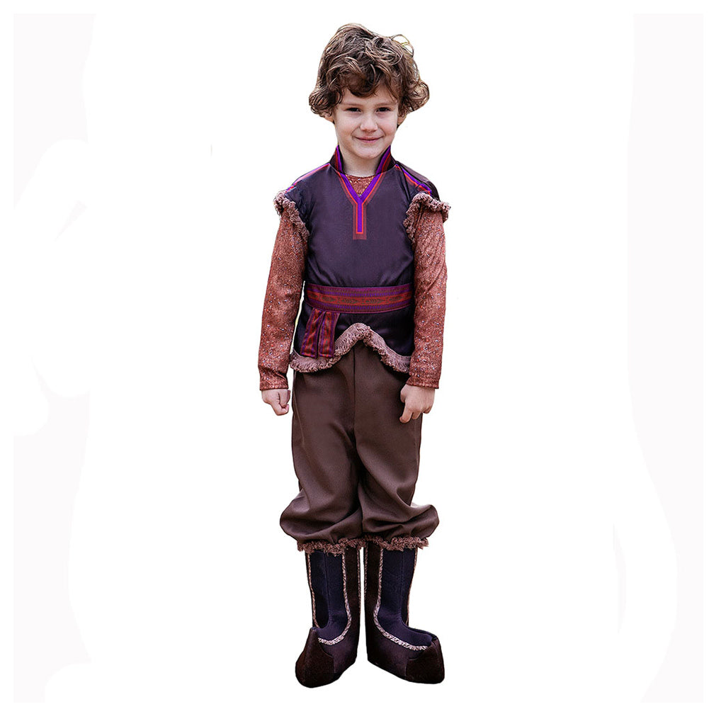 Kids Children Kristoff Cosplay Costume