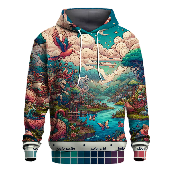 Whimsical Fantasy Worlds Hoodie