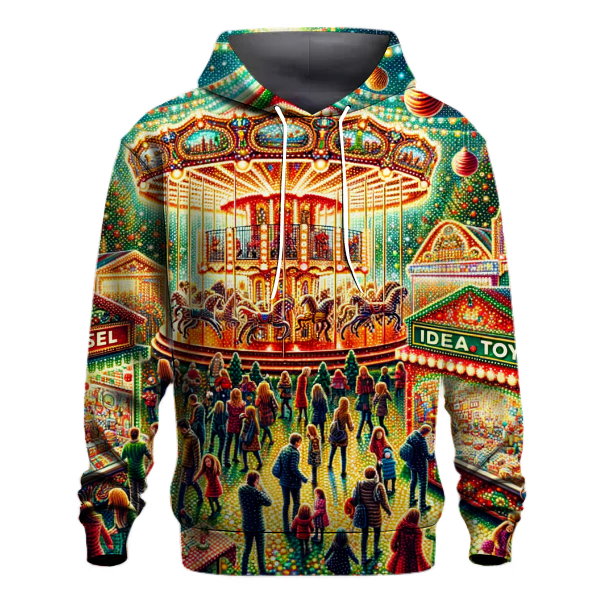 Whimsical Christmas Carnival Hoodie