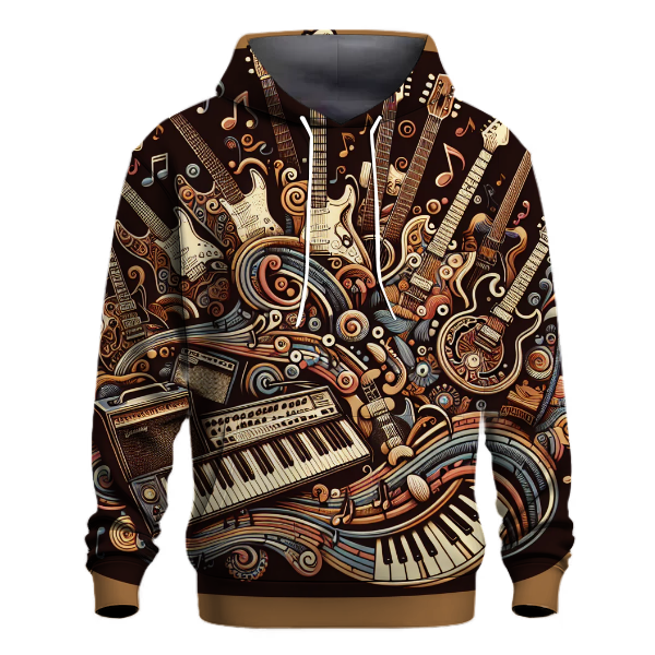 70s Retro Music Vibes Hoodie