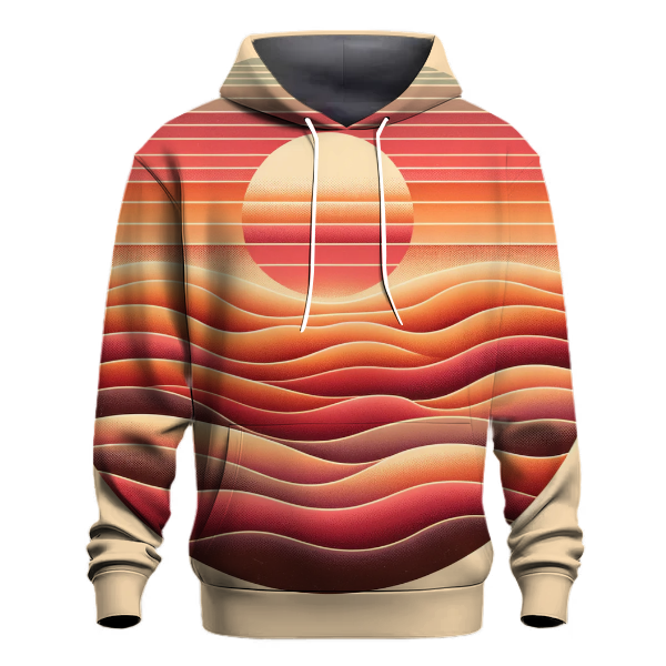 Vintage Sunset Gradient Hoodie