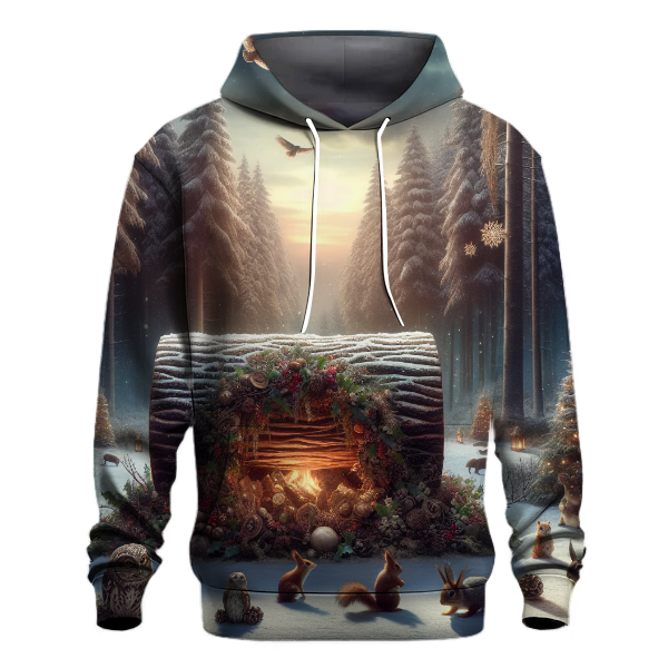 Yule Log Woodland Adventure Hoodie