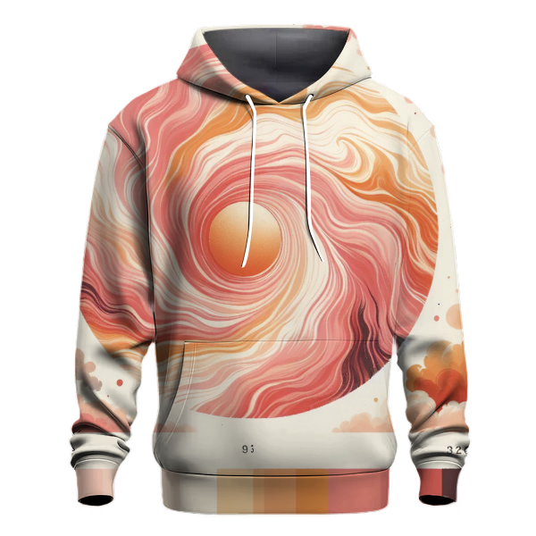 Sunset Serenade Tie-dye Design Hoodie