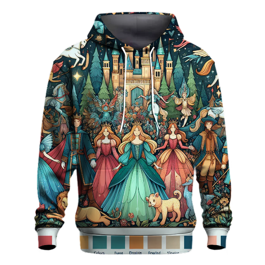 Whimsical Fairy Tale Characters Hoodie