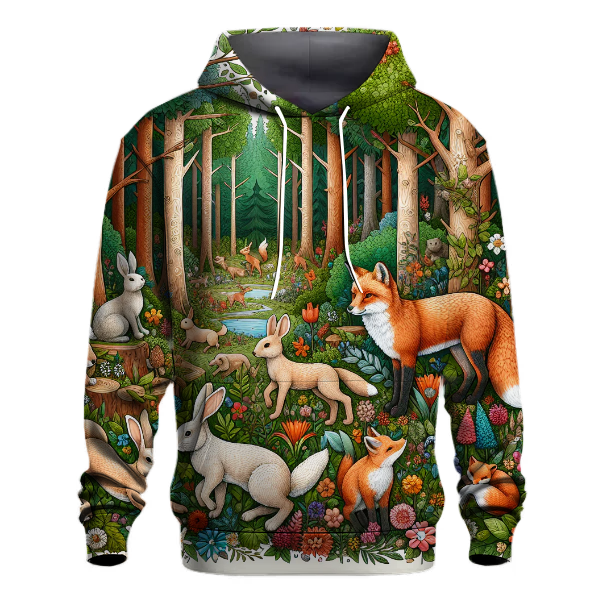 Whimsical Forest Frolic Hoodie