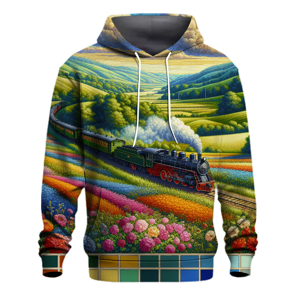 Vintage Train Journey Hoodie