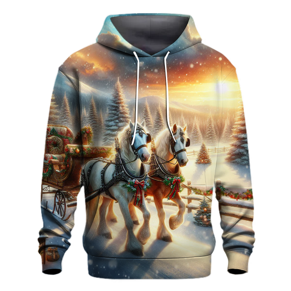 Vintage Sleigh Rides Hoodie