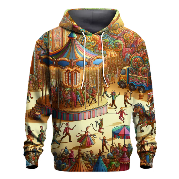 Vivid Carnival Spectacle Hoodie