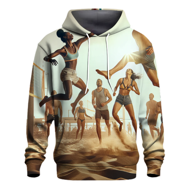 Volleyball Court Vibes Hoodie