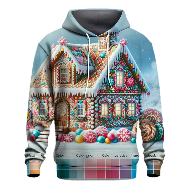 Whimsical Gingerbread House Hoodie