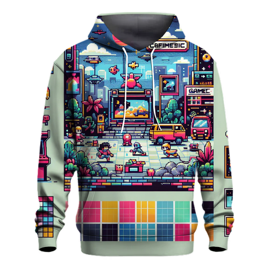 Vintage Game Art Hoodie