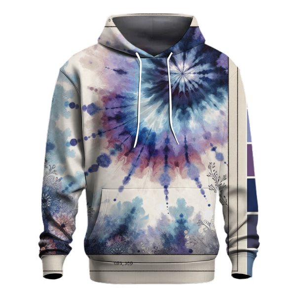 Twilight Whisper Tie-Dye Design Hoodie