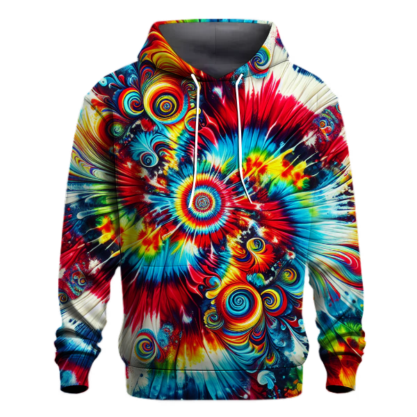 Vibrant Tie-Dye Fantasy Hoodie