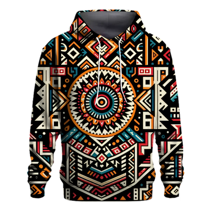 Vibrant Tribal Reverie Hoodie