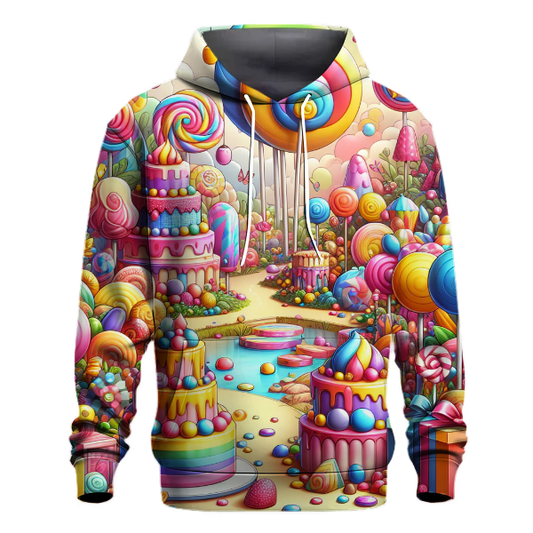 Whimsical Candy World Hoodie