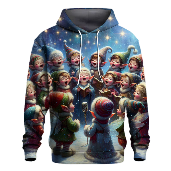 Santa's Jolly Elf Choir Hoodie