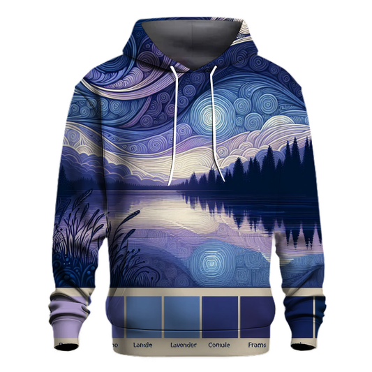 Twilight Reflections Tie-dye Design Hoodie