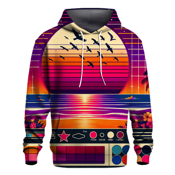 Retro Sunset Wanderlust Hoodie