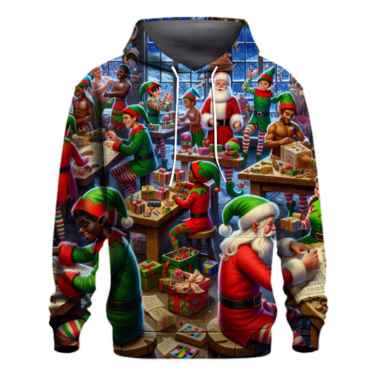 Santa's Toy Workshop Chaos Hoodie