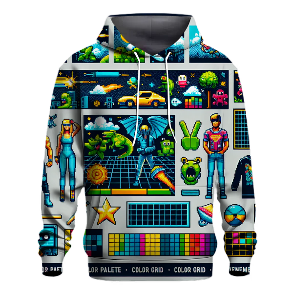 Vintage Video Game Blast Hoodie