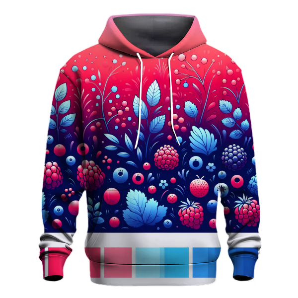 Vibrant Berry Delight Hoodie